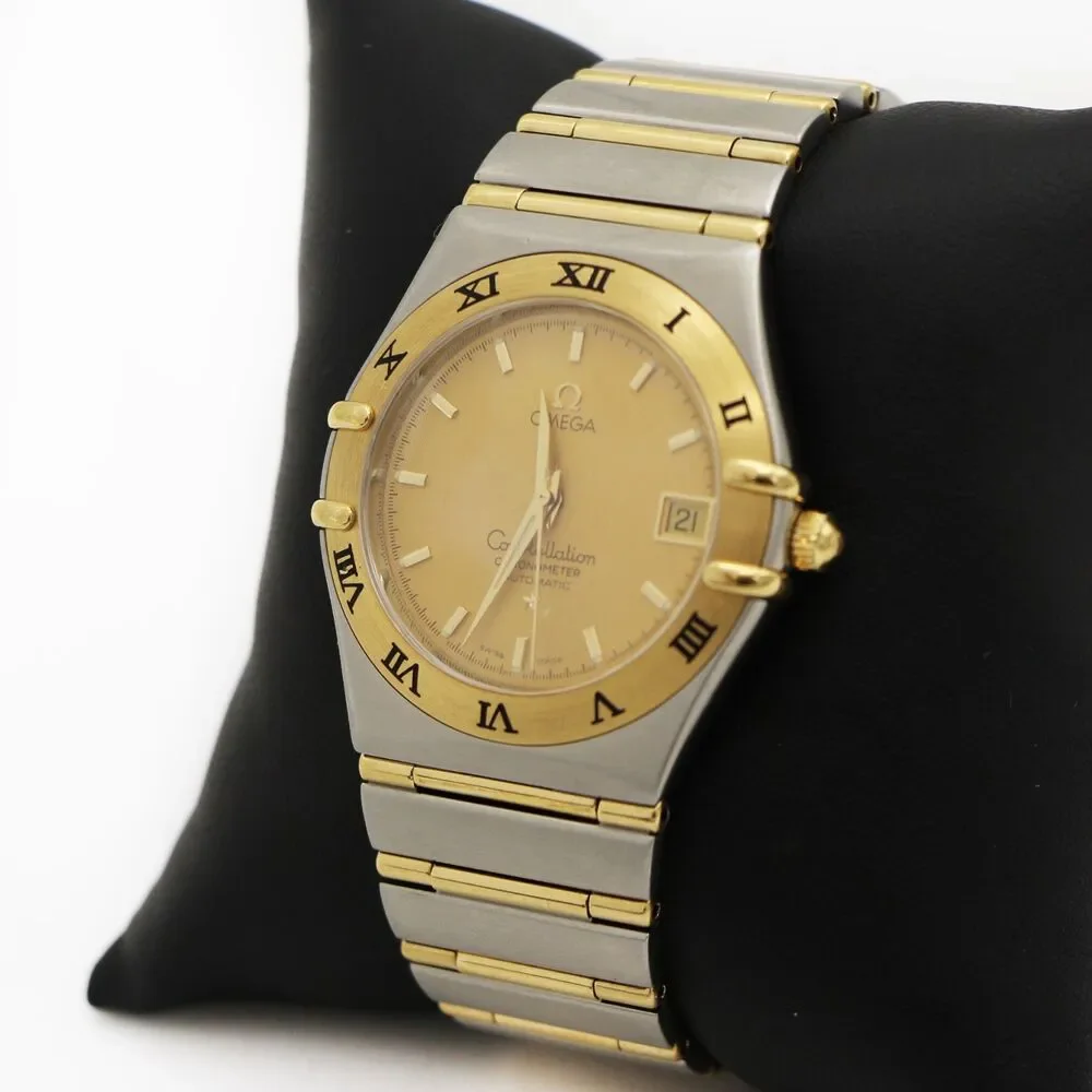 Omega Vintage Constellation Automatic 18k Gold & Steel Two-Tone Watch
